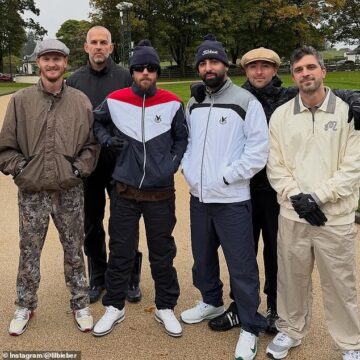 Photo story: Canadian Singer Justin Bieber, Shares Pictures From Gleneagles Resort In Scotland, Lines Up For His Shot On The World Famous Golf Course