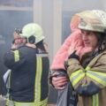 Photo Story: Kharkiv Firefighters Evacuating Children After Russian Strike On Kindergarten