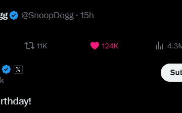 American Rapper Snoop Dogg Celebrates 54 Birthday, Musk Celebrates Him, Reveals They Are The Same Age 