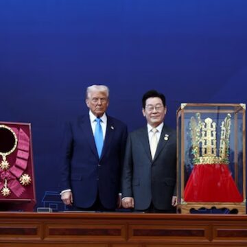 Video: South Korea Award US President Trump With Highest Honor In Asia Tour Finale