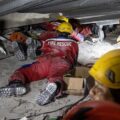 Rescuers Race To Find Survivors After Indonesia School Collapse Traps Dozens