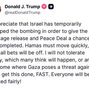 WhatsApp Image 2025-10-06 at 12.13.13_abc3f5d5 “I Will Not Tolerate Delay”— President Trump Warns Hamas