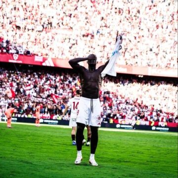 “Naija Boy Wey Dey Go Foreign 🇳🇬🔥” Sevilla FC Celebrates It Nigerian Player AKOR ADAMS After Their 4-1 Win Against Barcelona