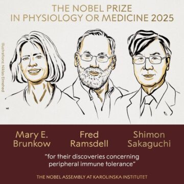 WhatsApp Image 2025-10-07 at 13.29.30_68c3dd24 2025 Nobel Prize: “For Their Discoveries Concerning Peripheral Immune Tolerance.”—Award In Physiology Has Been Given To Mary E. Brunkow, Fred Ramsdell And Shimon Sakaguchi