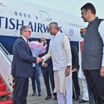 India Welcomes UK Prime Minister On His First Historic Visit, To Delegate On Trade