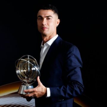 Cristiano Ronaldo Receives Globe Prestige Award For 22 Years With Portugal, Dismisses Retirement Rumours.