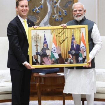 Modi Receives Ambassador-Designate Of The US To India, Declares His Tenure Will Strengthen The India–US Comprehensive Global Strategic Partnership.