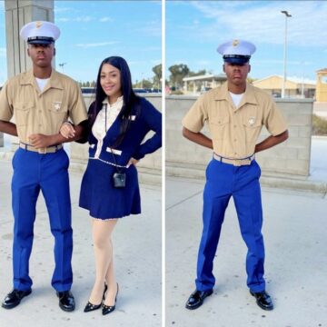 American Lady Shares Inspirational Story Of Standing Against Mother’s Disagreement To Birth Her Child, Raise A U.S Marine Instead.