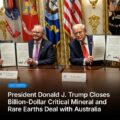 US-Australia Alliance: President Trump And Prime Minister Anthony Albanese Sign Minerals Agreement To Secure Vital Natural Resources.