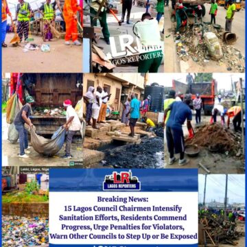 Breaking News: 15 Lagos Council Chairmen Intensify Sanitation Efforts, Residents Commend Progress, Urge Penalties for Violators, Warn Other Councils to Step Up or Be Exposed21 October 2025