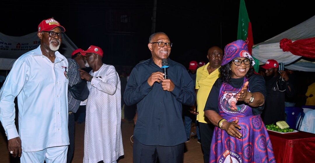 Peter Obi Unexpected Appearance At Anambra Rally For George Moghalu
