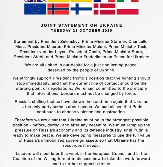 “We Stand With Ukraine.”—UK Prime Minister