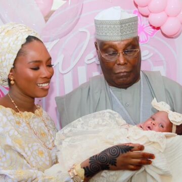 Former Vice President Atiku Abubakar Announces Addition To His Family, As Daughter Gives Birth