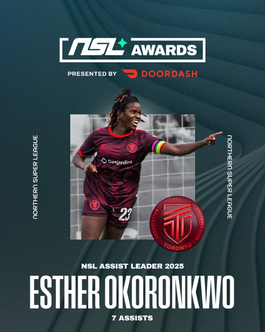 WhatsApp Image 2025-10-24 at 11.41.40_d60fdac1 Sport Story: AFC Toronto Celebrates Its Nigerian Player Esther Okoronkwo, After Claiming The 2025 NSL Assists Leader Award