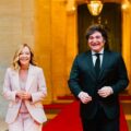Photo News: “Congratulations, My Friend!“ Prime Minister Of Italy Giorgia Meloni, To Javier Milei On Winning Argentina Midterm Election.