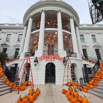 Photo News: US Office Of The Reveals White House ‘Is Getting Ready For Halloween 🎃’