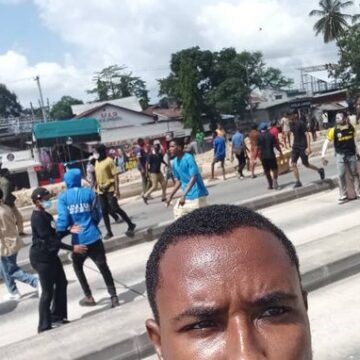 Photos:Tanzanians Protest Demand For Electoral Transparency, Challenge The Credibility Of Wednesday’s Polls Favoring President Samia Suluhu’s Bid For A Second Term.