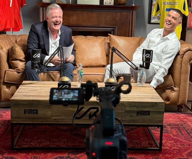 Photo News: Al Nassr Captain Cristiano Ronaldo Reunites With Piers Morgan, In The ‘Most Revealing Interview’.