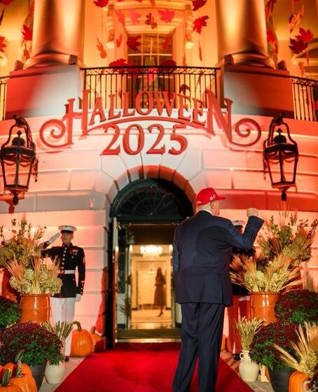 President Trump And First Lady Participate In Halloween, Trick Or Treat?