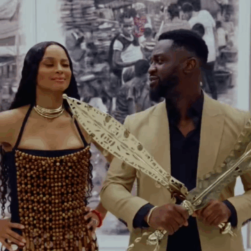 American Singer Ciara Princess Wilson At The Nike Centre For Art And Culture Lagos Nigeria, To Celebrate Tourism, Art, And Culture, Describes Visit As “Homecoming” 
