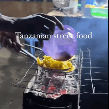 ‘Chipsi Mayai’ From Tanzania Street