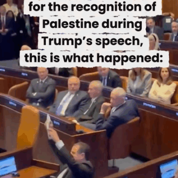 Member Of The Israeli Knesset, Ayman Odeh Claims He Was Kicked Out Of The Parliament For Raising Recognition For Palestinian State During Trump’s Address
