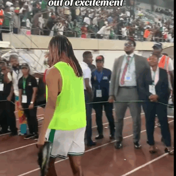 Iwobi Gives Out His Soccer Boots After Nigeria Qualified For The World Cup Playoffs