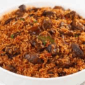 Easy To Make Smoky Asun Jollof Rice, Just Follow The Instruction
