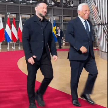 President Zelenskyy Arrives Brussel’s Summit