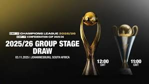 image CAF Confirms Group Stage Draw Dates For 2025/26 Competitions