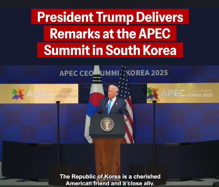 image Video: South Korea Award US President Trump With Highest Honor In Asia Tour Finale