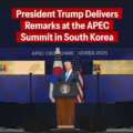 President Trump Praises South Korea Economic Miracle, Addresses Regional Security Amid North Korea’s Recent Missile Test At The APEC CEOs Luncheon In Gyeongju