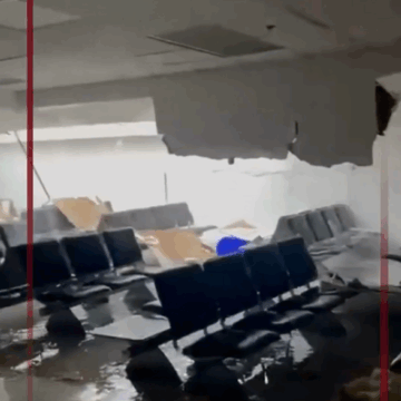 Hurricane Melissa Ripped Through Western Jamaica, Footage From Sangster International Airport Shows Flooding Parts Of The Departure Lounge