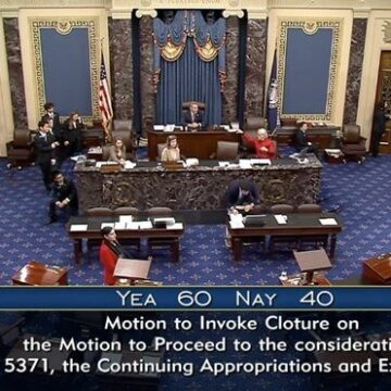 Eight Democratic Senators Joined 52 Republicans In A Procedural Vote To Reopen The Government.