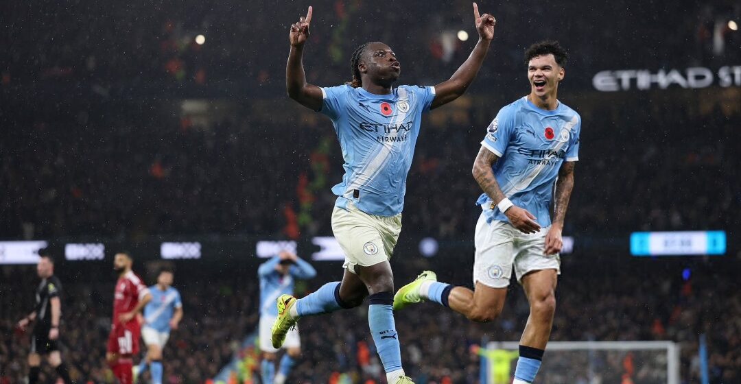 Manchester City Winger Jeremy Doku Gives Honor God After Helping Club To Beat Liverpool In A 3-0 Match On Sunday