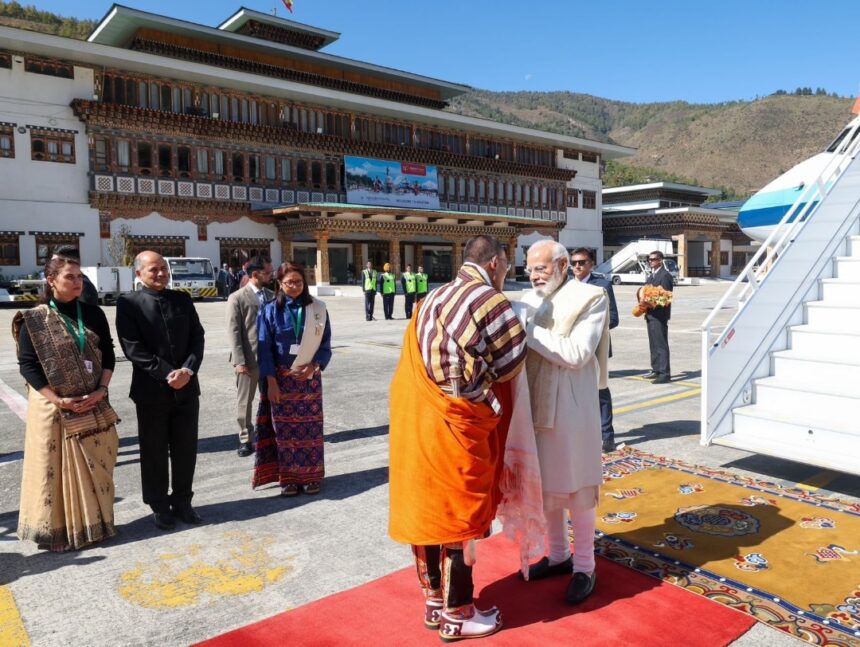 WhatsApp Image 2025-11-11 at 09.45.11_7d1eef19 Bhutan Prime Minister Tobgay Receives India Modi In A Warm Welcome, To Strengthen Tie Between Both Nations