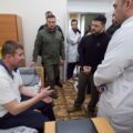 President Volodymyr Zelenskyy Visits Ukraine Hospitals Operating Under Threat Amid Russian Constant Strikes , Reveals Intensive Care Unit Is Located Underground.