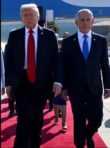 image Israeli Prime Minister Netanyahu Congratulates U.S Trump On His First Anniversary As The President, For His Second Term Tenure