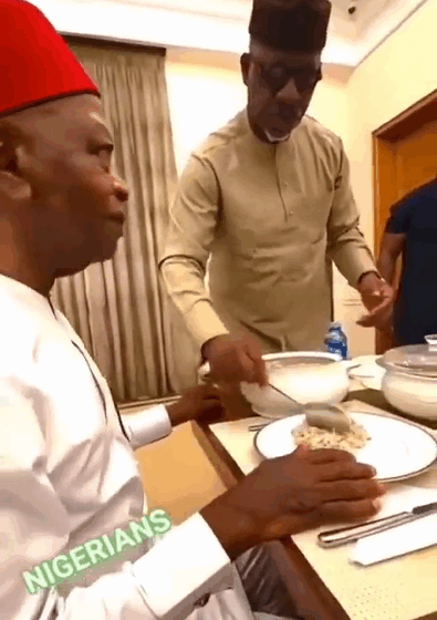 image Ogun State Governor Abiodun Hosts Oil Magnate Chief Arthur Eze, Dishes Food For Him During A Private Gathering, Sparks Social Media Interest