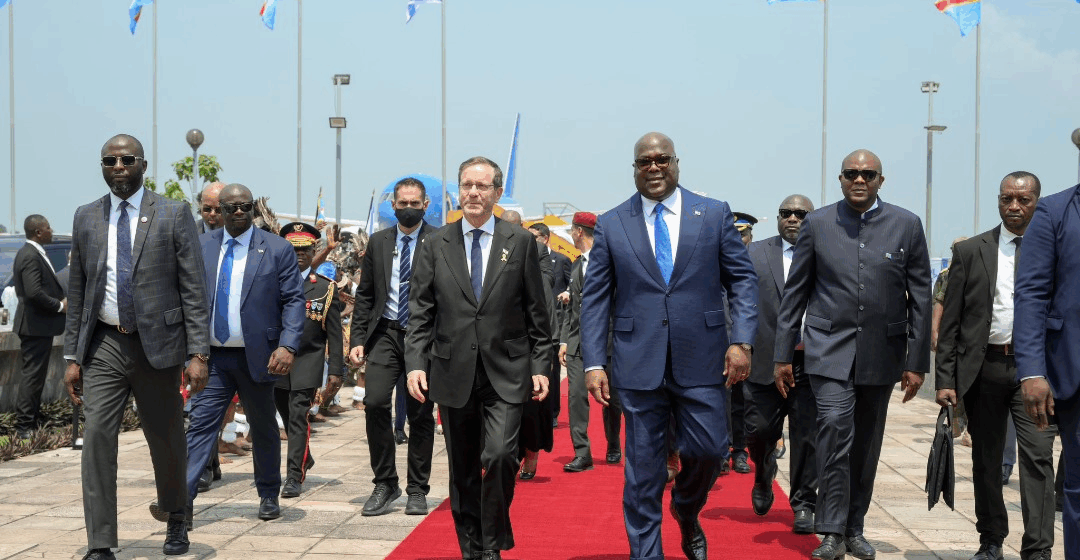 Photo News: From Zambia To Democratic Republic Of The Congo, Israeli President Isaac Herzog Continues State Visit In Africa