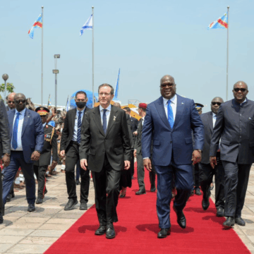 Photo News: From Zambia To Democratic Republic Of The Congo, Israeli President Isaac Herzog Continues State Visit In Africa