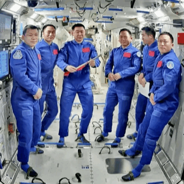Chinese Astronauts Return From Space Station After Delay Blamed On Space Debris Damage