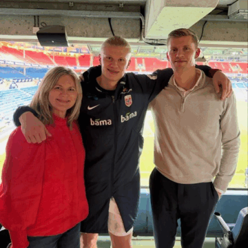 Sport Photo Story: “The Boss, Me & My Brother”— Manchester City Celebrated Striker Erling Haaland