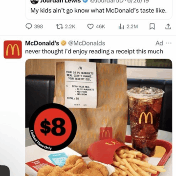 image Between X User And McDonald