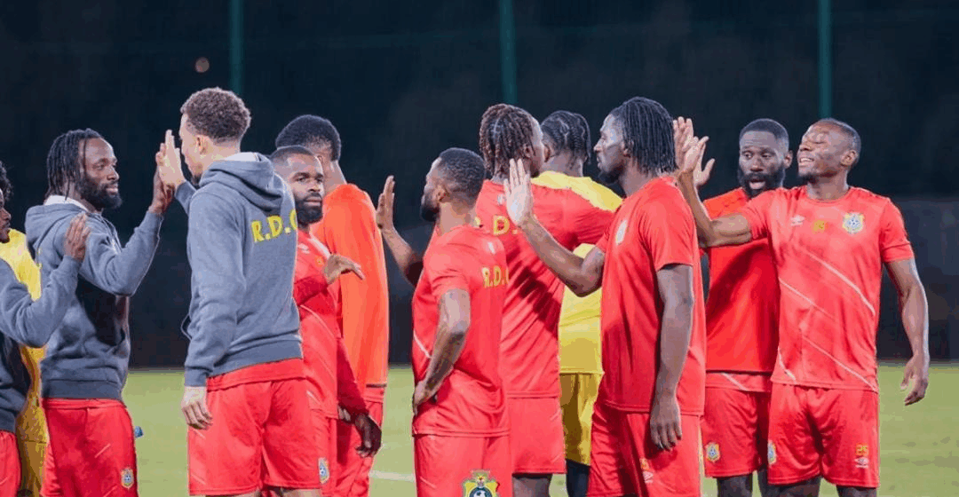Dr Congo Training Ahead Of The Games Against Nigeria