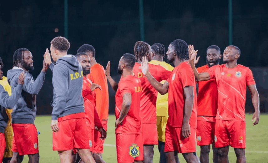 Dr Congo Training Ahead Of The Games Against Nigeria