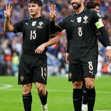 image Portugal Qualifies For 2026 World Cup In A 9-1 Victory Over Armenia With Bruno Fernandes And João Neves Scoring Hat-Tricks