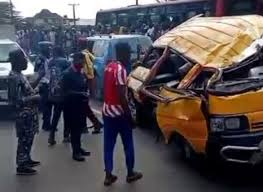 image Bus Crash Kills One, Injured Six In Ogolonto-Ikorodu