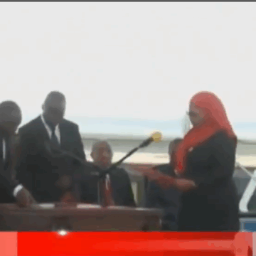 Tanzania Swears In President Samia Suluhu Hassan For A Second Term After Chaotic Election, At A Ceremony Limited To Invited Guests And Closed To The Public