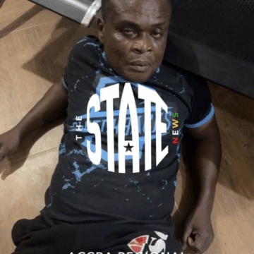 Photo News: Ghana Police Arrest Landlord Assaulting His Wife In Viral Video